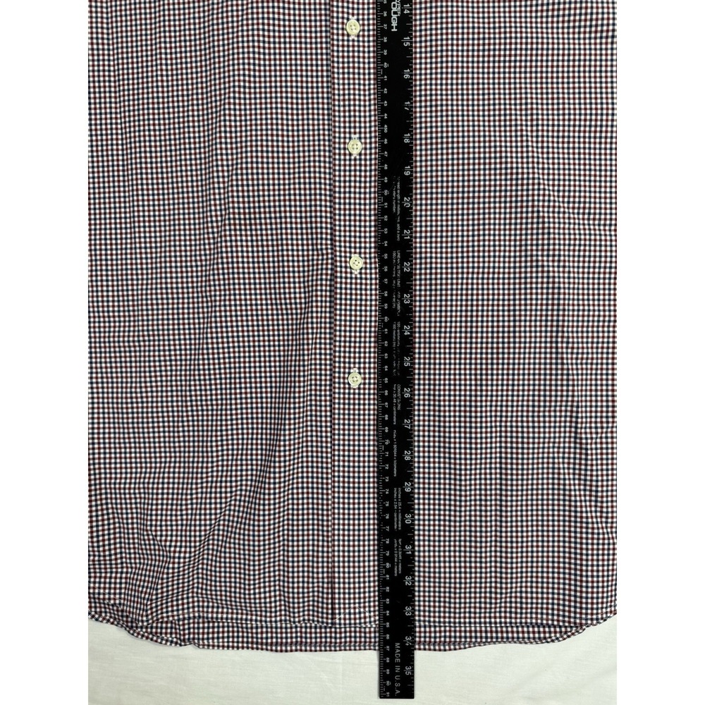 Polo Ralph Lauren Shirt Mens 2XL Red Blue Pony Oxford Gingham Button Down - Picture 4 of 5